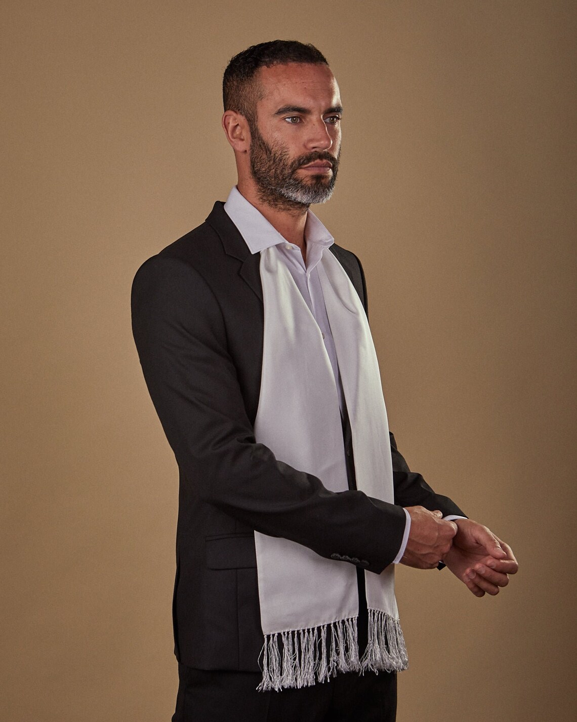 Men's Silk Aviator Scarf in White the Air White Aviator Etsy UK