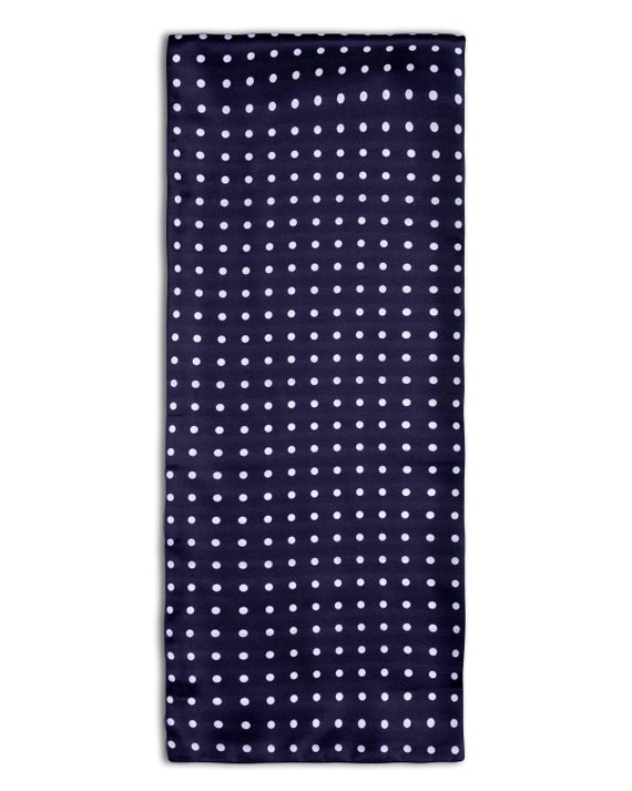 Men's Silk Polka Dot Scarf the Westminster Etsy