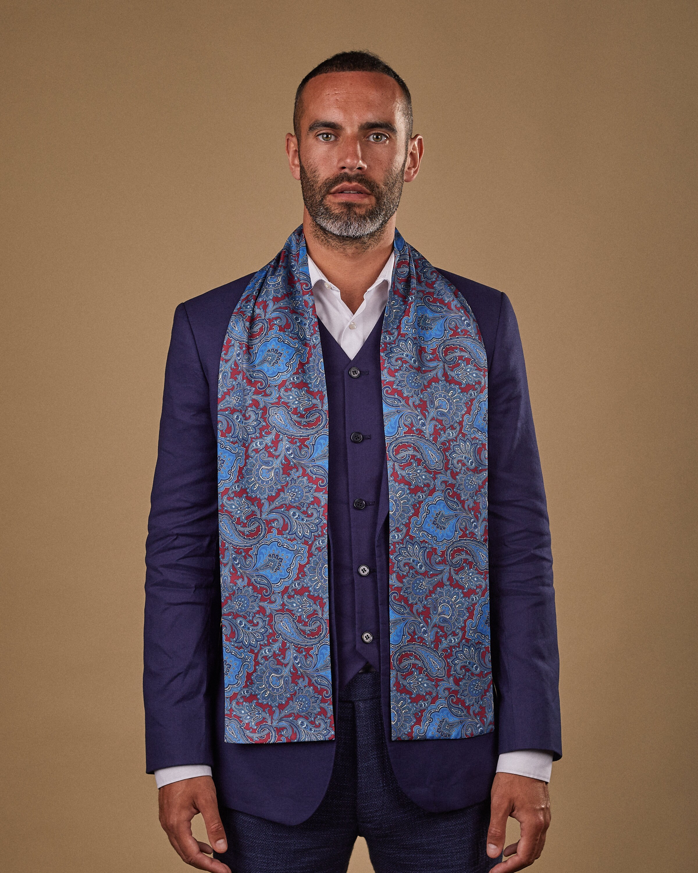 Men's Paisley Scarf the Dean Etsy UK