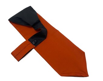 Men's Silk Single Ascot Tie in Red - The Barcelona