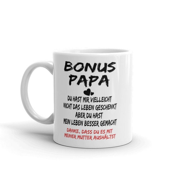 Bonus Papa Geschenk Bonus Vater Geschenk Bonus Papa Bonus Vater Bonus Papa Spruch Tasse Lustige Geschenke Für Bonus Papa Tasse