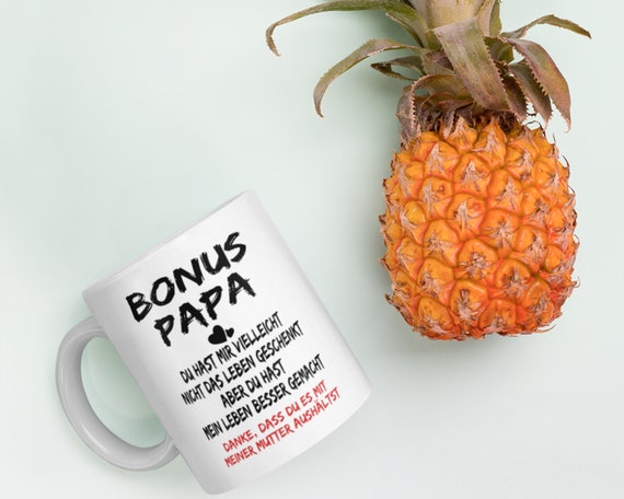 Bonus Papa Geschenk Bonus Vater Geschenk Bonus Papa Bonus Vater Bonus Papa Spruch Tasse Lustige Geschenke Für Bonus Papa Tasse