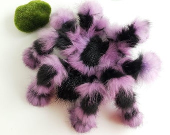 Spider Plush Fluffy Tarantula Poseable Art Doll Stuffed Animals Fake Insect Scary Toy Wall Decor Faux Taxidermy Bugs