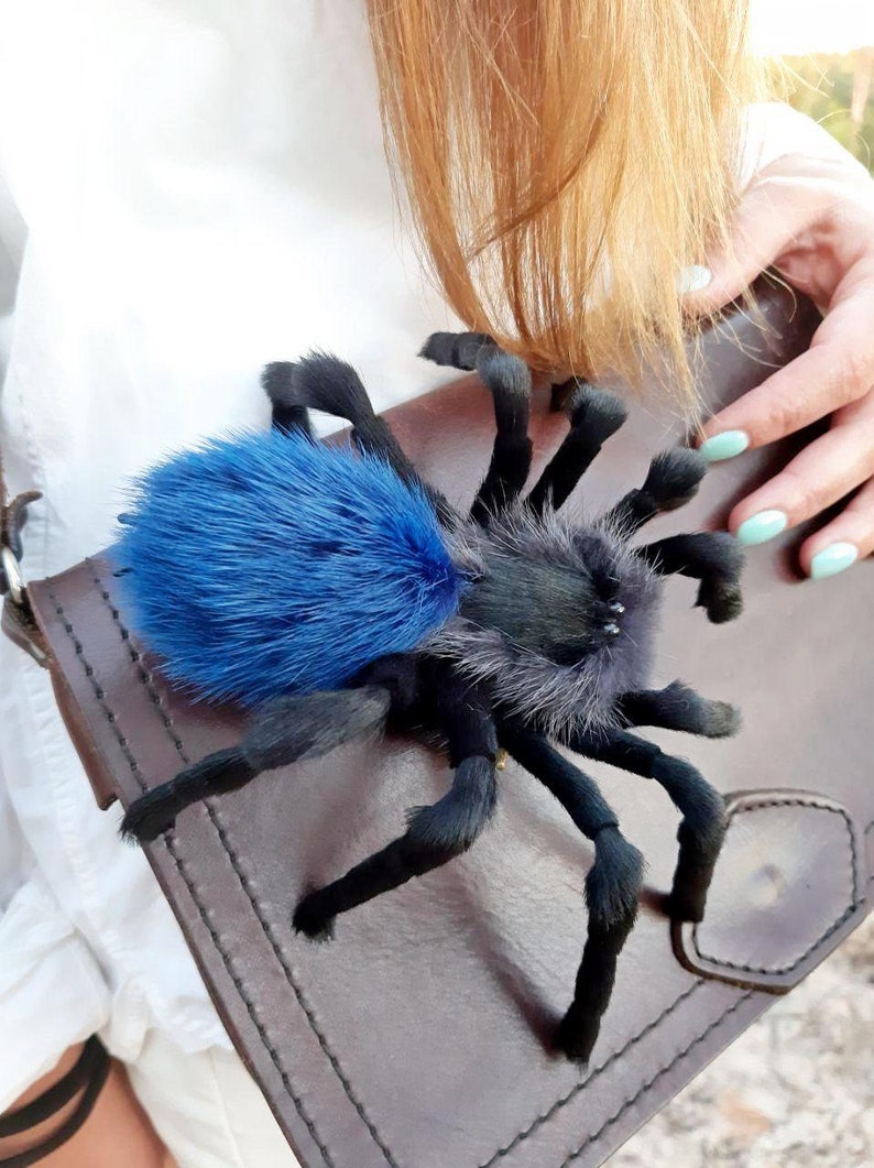 Spider Hair Clip Insect Cosplay Hairclip Tarantula Hairpin Gothic Jewelry Accessories Pin Morticia Addams Goth Bugs Bug image 5