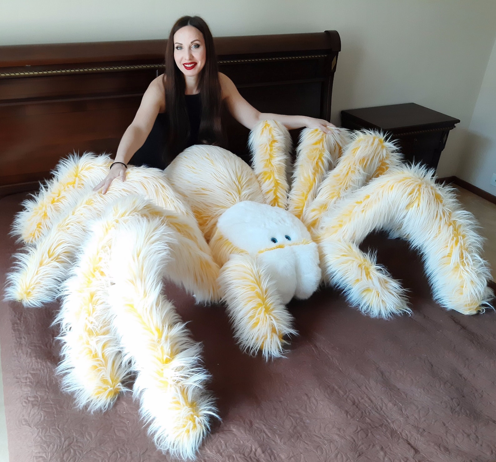 Giant Spider Sleeping Plush for Adults