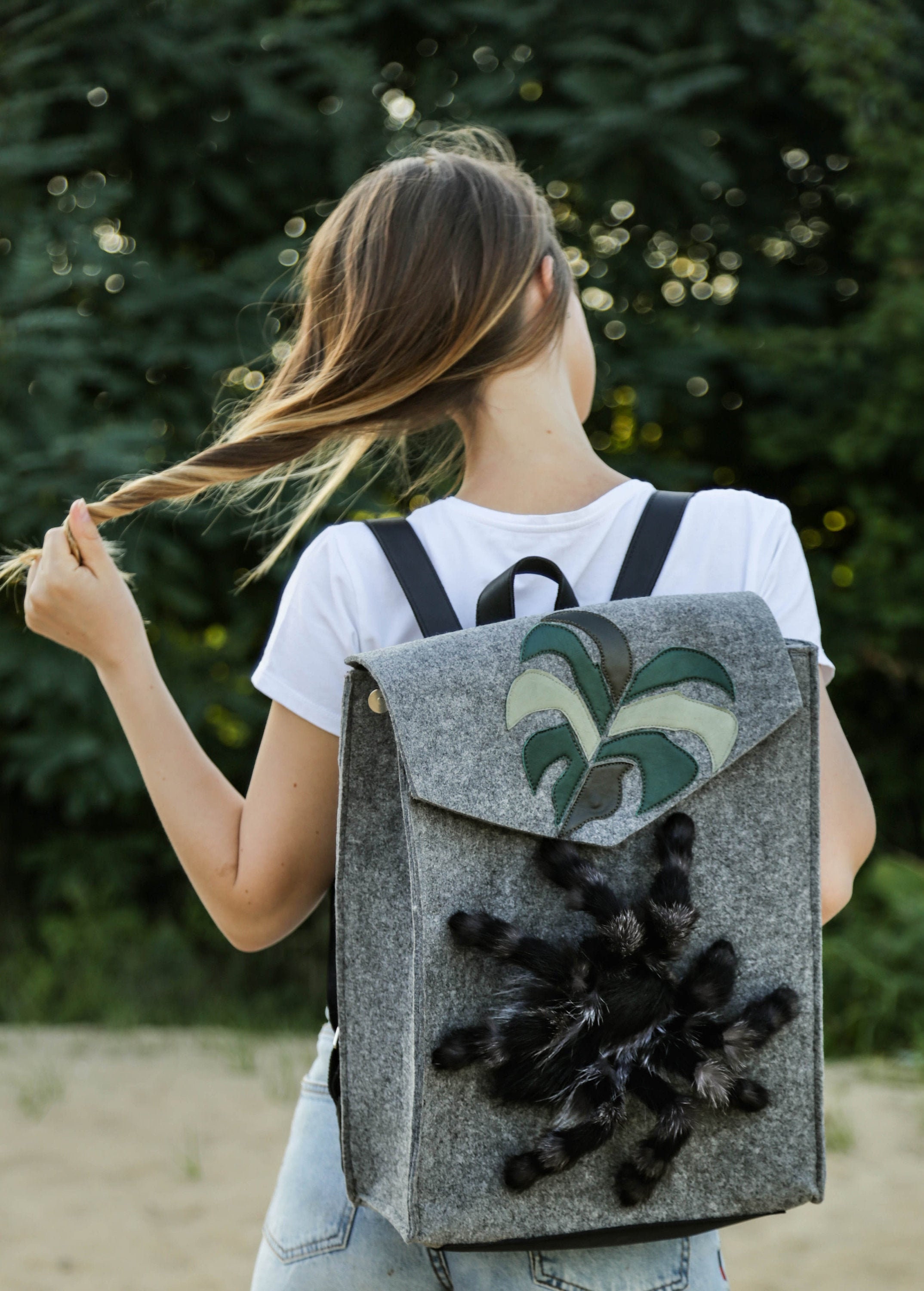 Gothic Backpack Decor for Goth Spider Decor Tarantula Women - Etsy