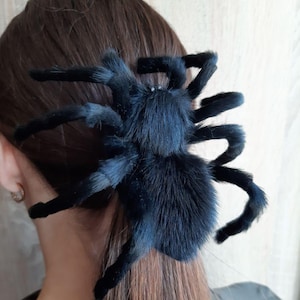 Spider Hair Clip Festival Accessories Insect Hairclip Witch Hairpin Gothic Jewelry Pin Slide Stick Bow Cosplay Party Haunted Mansion image 5