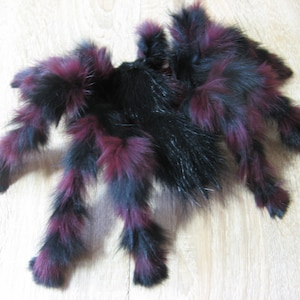 Gothic Tarantula Spider Art Doll Horror Photo Prop Scary Plush Monster Witch Home Decor Realistic Insect