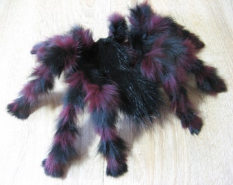 Gothic Tarantula Spider Art Doll Horror Photo Prop Scary Plush Monster Witch Home Decor Realistic Insect