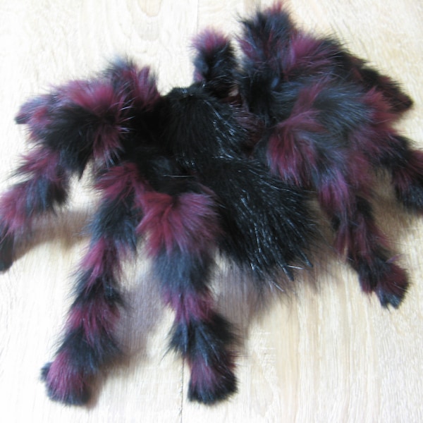 Gothic Tarantula Spider Art Doll Horror Photo Prop Scary Plush Monster Witch Home Decor Realistic Insect Toy