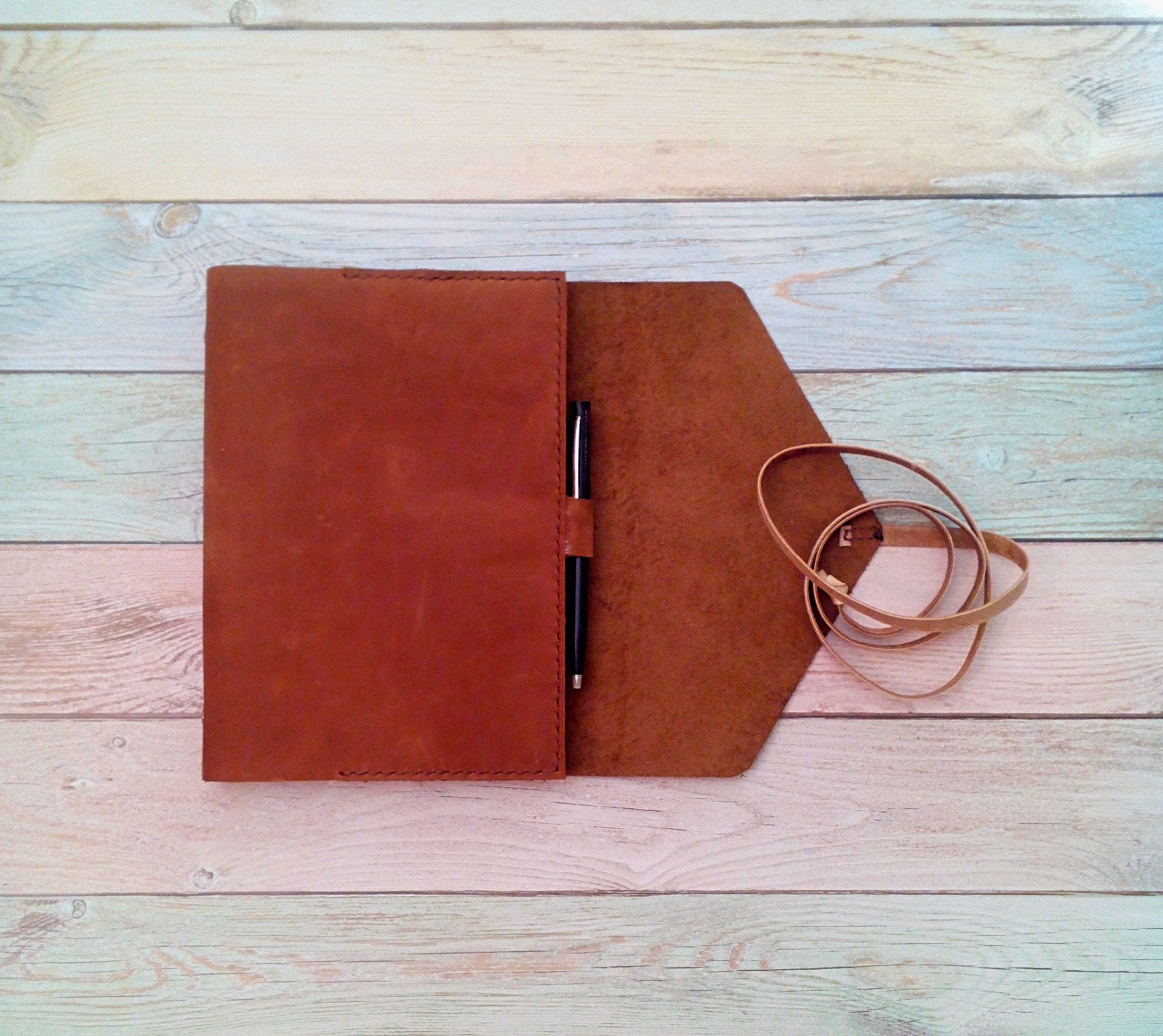 A5 planner binder leather refillable journal happy planner Etsy