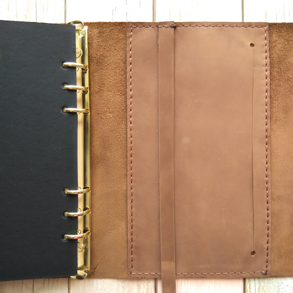 A5 binder for refillable leather journal a5 planner binder 6 Etsy