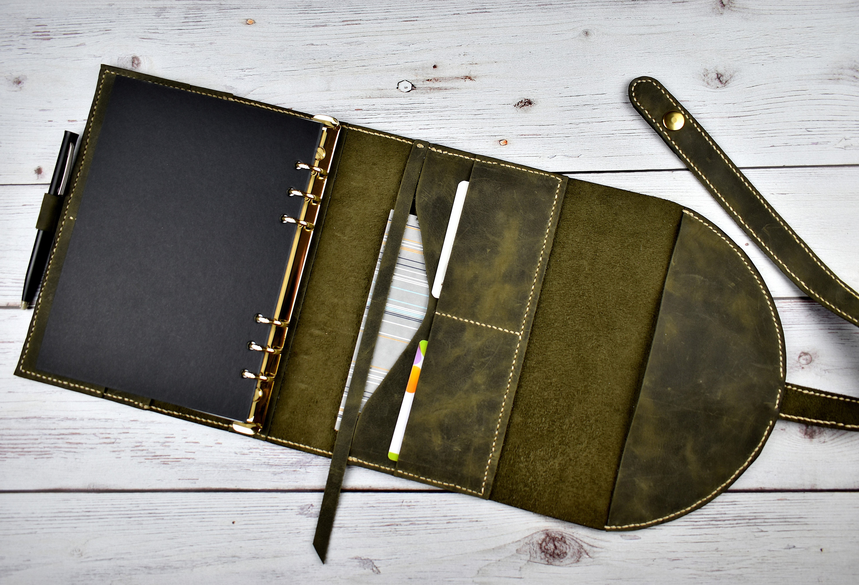 A5 planner binder A5 binder for refillable leather journal Etsy