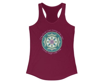 Phish Tank | Phish Love, reign o'er me | Racer Back Mandala Tank Top | Festival Apparel | Phish Yoga Tank, | Phish Lyrics