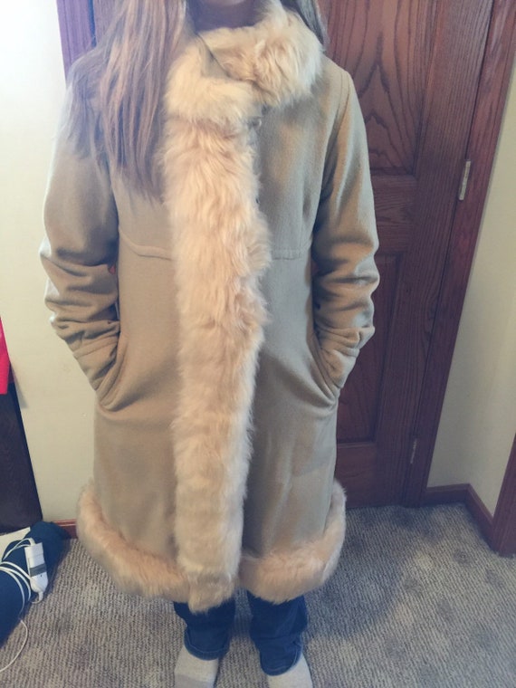 fur lined winter coat