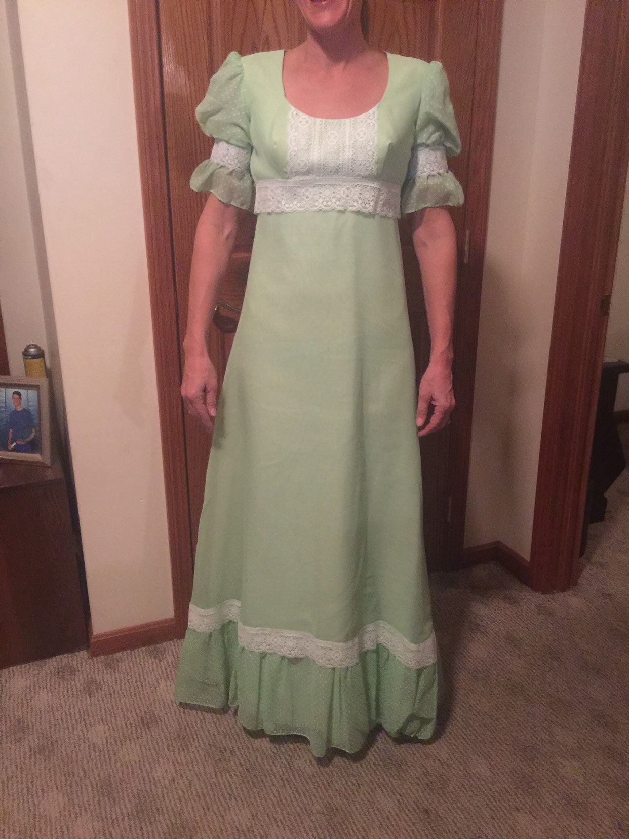 empire waist vintage dress
