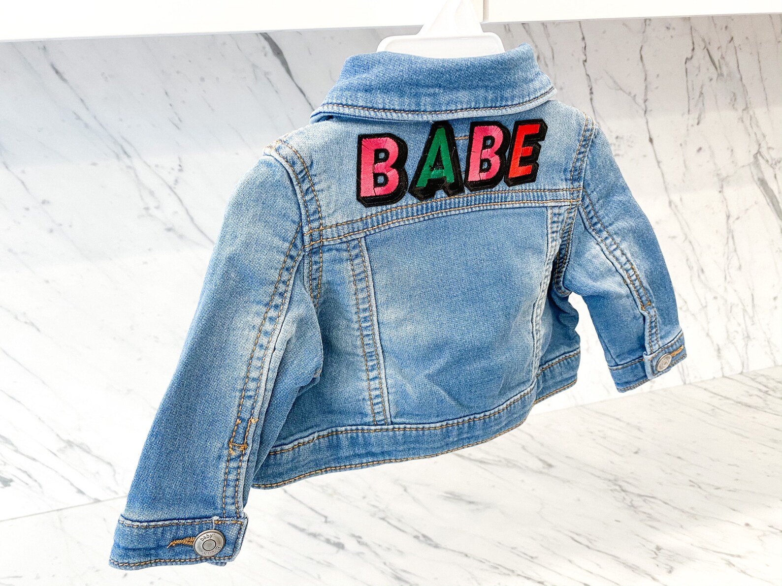 Personalized Baby Denim Jacket Custom Toddler Jacket Etsy