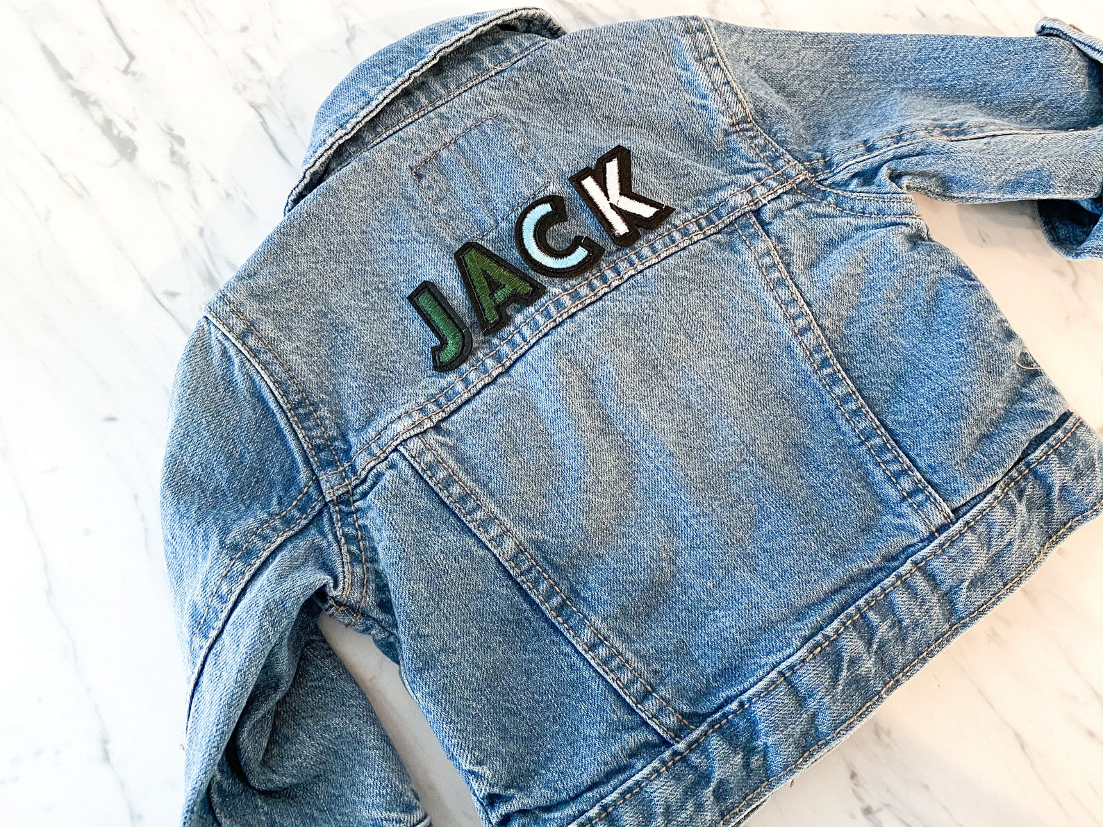 Personalized Baby Denim Jacket Custom Toddler Jacket Etsy