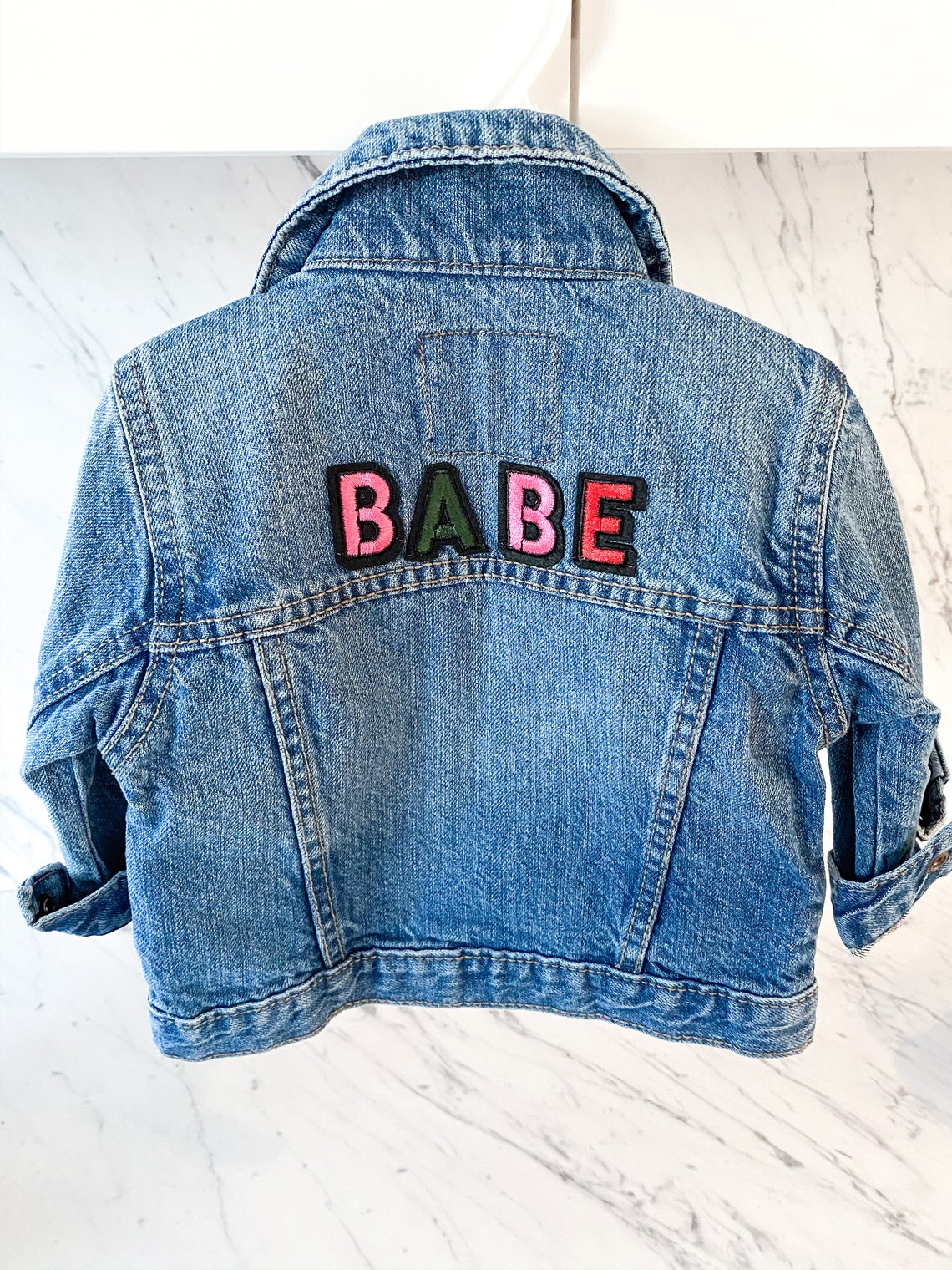 Personalized Baby Denim Jacket Custom Toddler Jacket Etsy