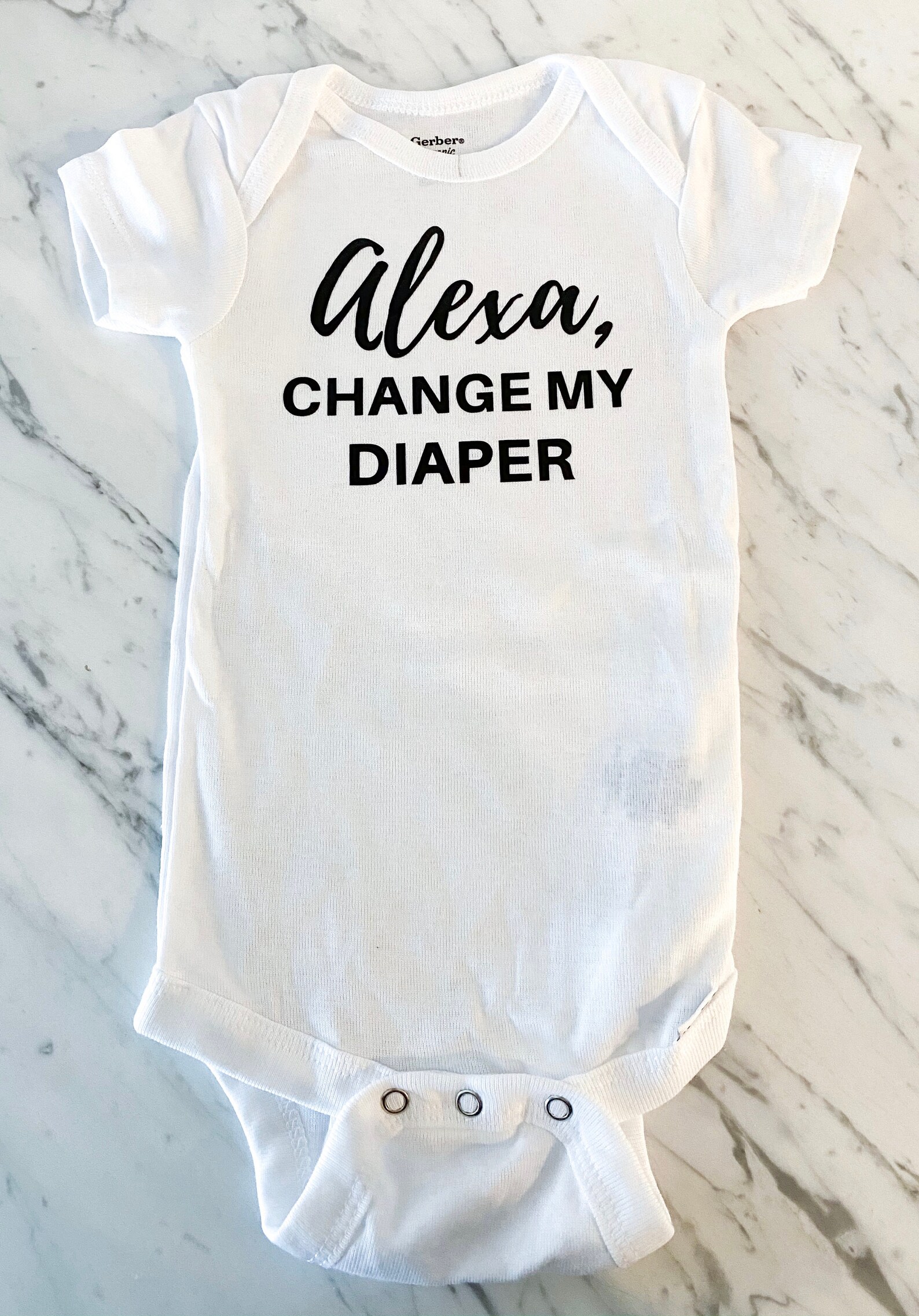 Alexa Change My Diaper Onesie Baby Bodysuit Pregnancy Etsy