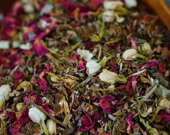 LOVE Powder - Prepared with Herbs, Flowers and More to Attract, Heal and Amplify LOVE. Charged with Mantra