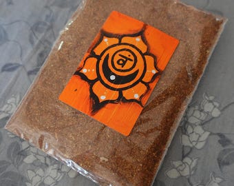 SACRAL CHAKRA POWDER for Awakening Sexual/Creativity Energy! Great for Relationships and Artists 1 oz