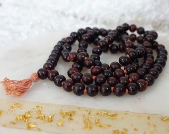 RED SANDALWOOD MANIFESTATION Mala