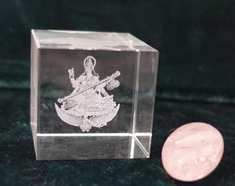 SARASWATI & ROSE QUARTZ Altar Set