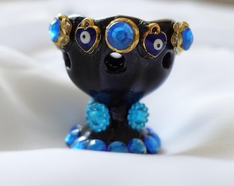 Mini EVIL EYE Cone Incense Burner