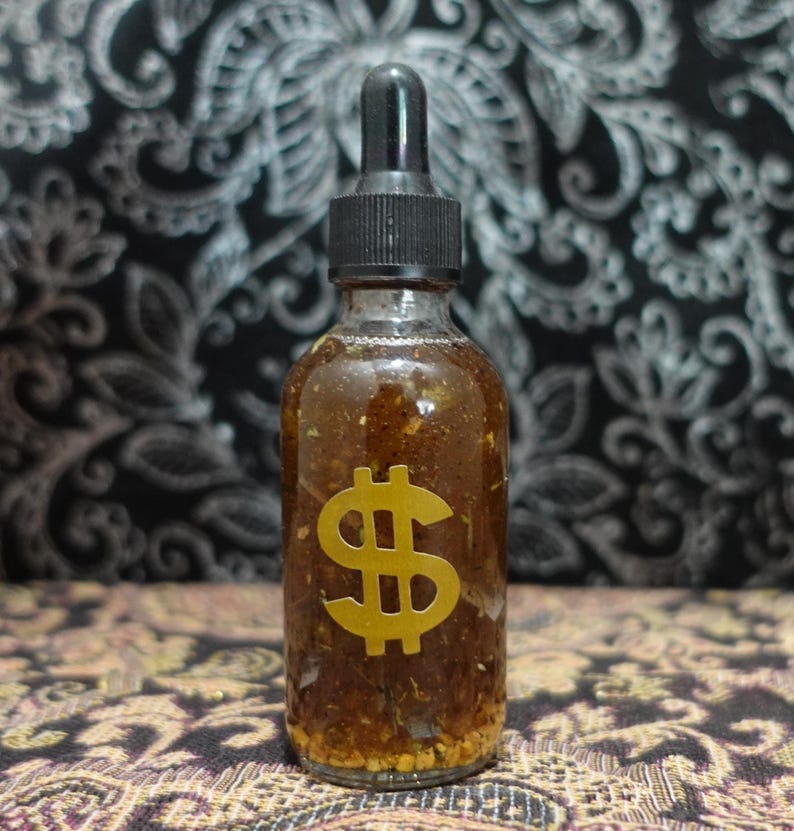 MONEY Oil - For Attraction of Money, Prosperity, Opportunities, Wealth & More. Charged with Prosperity Mantras image 1