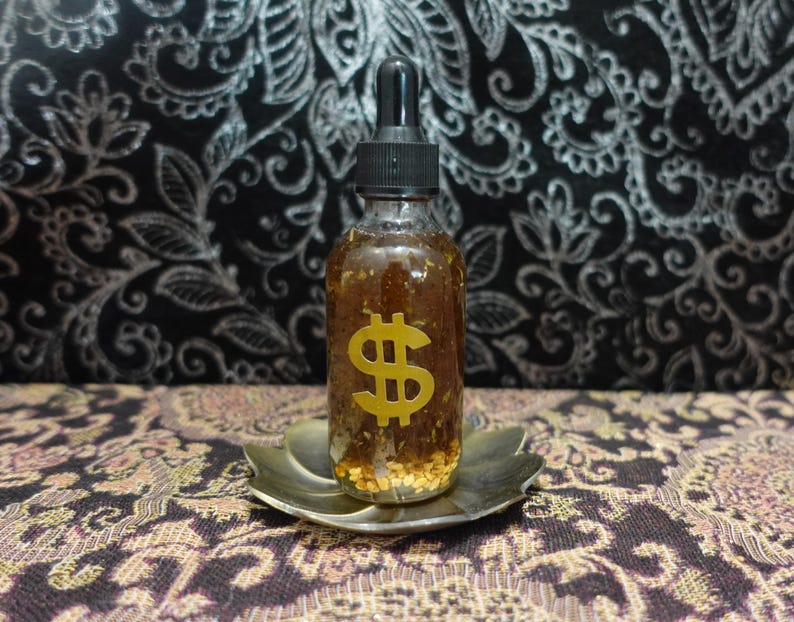 MONEY Oil - For Attraction of Money, Prosperity, Opportunities, Wealth & More. Charged with Prosperity Mantras image 4