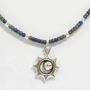 Eclipse Fashion Necklace, Moon and Sun Necklace, Eclipse Jewel, Eclipse Necklace, Eclipse Halskette, Moon and Sun Necklace, Eclipse Pendant.