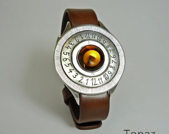 Men&#39;s Sundial Bracelet. Watch Design Bracelet. Assorted Colors. Gift for Men. Sundial Bracelet. Sundial Bracelet.
