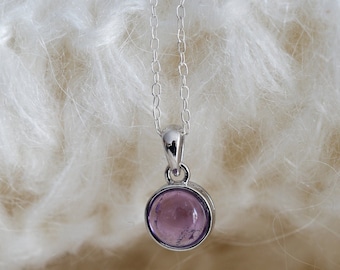 Pendentif améthyste | collier améthyste | bijou pierre violette | petit pendentif femme | pendentif violet |