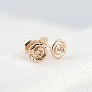 18 carat gold plated stud earrings, minimalist jewelry to offer