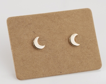 Orecchini fenicottero Orecchini pendenti con fenicottero in argento sterling Orecchini con pietra di luna Gioielli con fenicotteri Regali per le donne