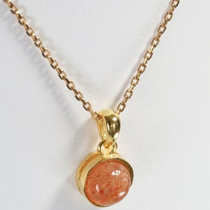 Wikinger-Sonnenstein-Halskette, Anhänger und goldene Kette, Cabochon-Stein für Wikinger-Kompass, Damenschmuck.