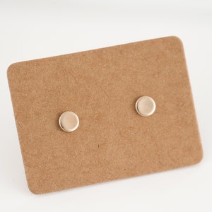 18 carat gold plated stud earrings, minimalist jewelry to offer