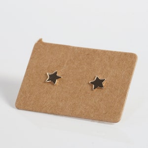 18k gold-plated star earring  (stud)
