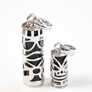 Hawaiian (Polynesian, Marquesan or Tahitian) Tiki Pendant in 925 Silver