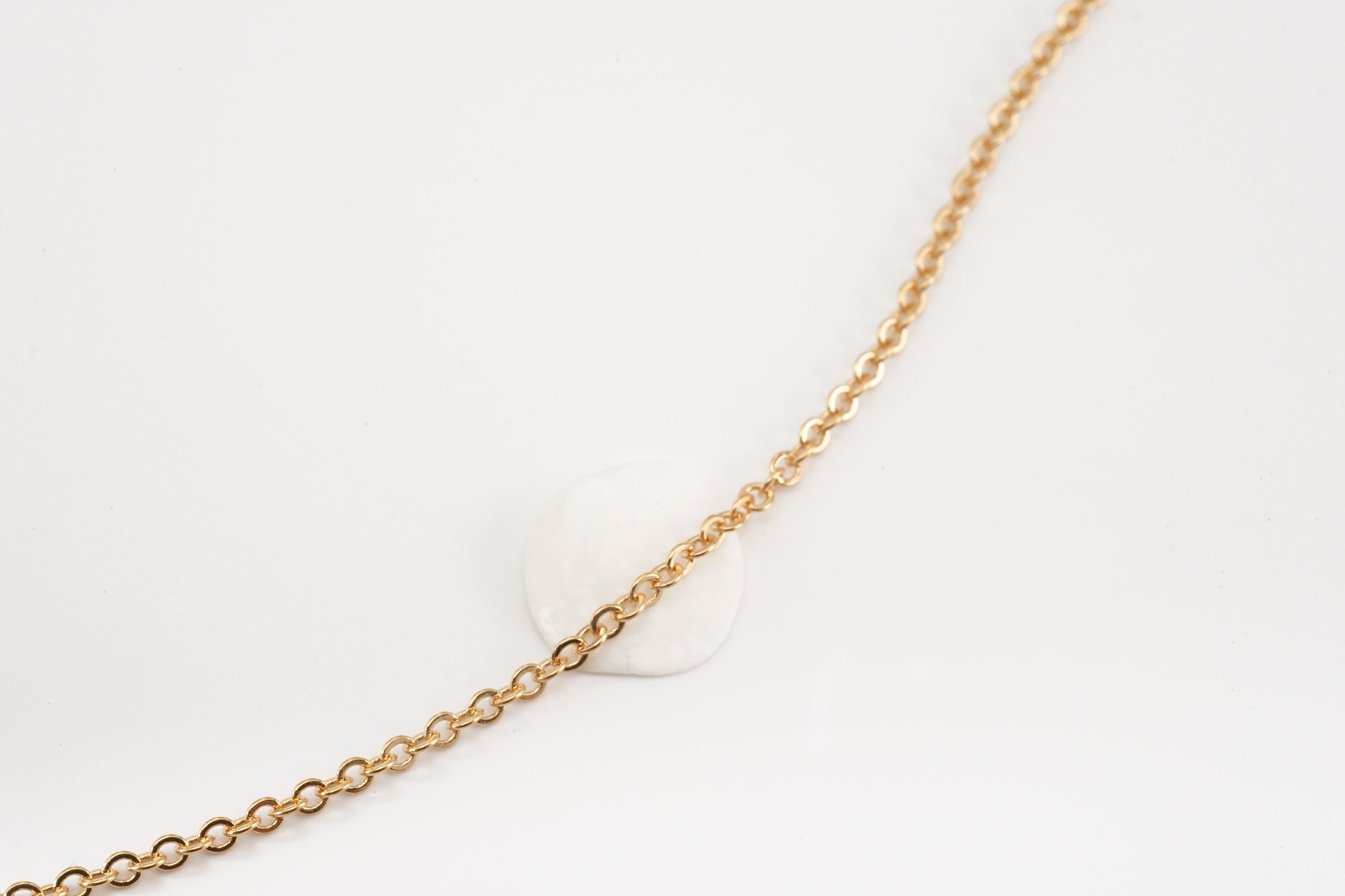 Chaîne Maille Forçat Diamantée Plaqué Or 18k - Longueur 55 Cm - Marque Bijouxia - Neuf Avec Étiquettes