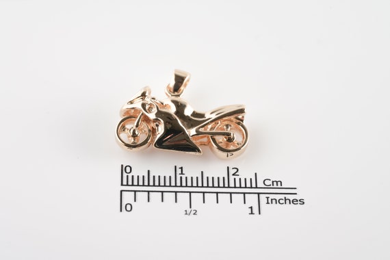 Gold motorcycle pendant new arrivals