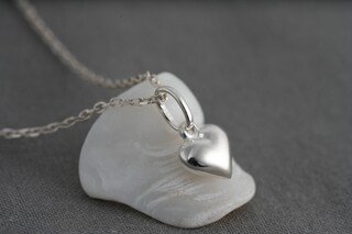 Feilok Collana Con Palla In Argento Sterling 925 - Catena 42+5 Cm - Regalo Con Pochette