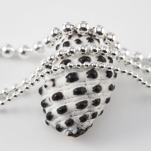 Ball chain or ball chain in silver 925/1000 (sterling silver), from 1mm to 2.2mm in width, and from 18cm (7&quot;) to 45cm in length (17.7&quot;)