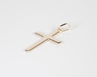 Collana Croce Donna Oro 18K – Ciondolo Piccolo E Semplice In Acciaio Inossidabile, Gioiello Cristiano Regalo Per Lei - 5