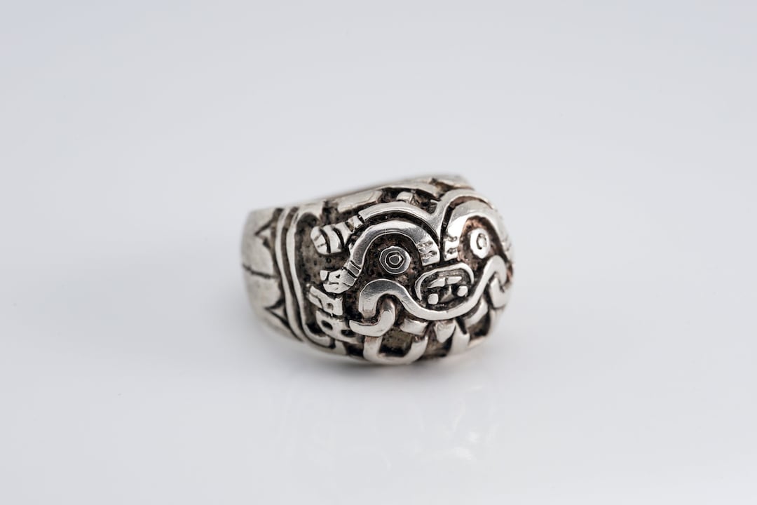 Ethnic Type Ring, Aztec, Mexico - Etsy