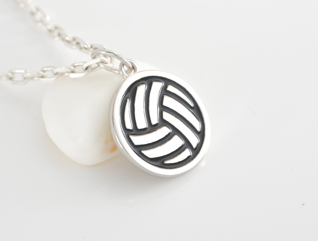 Collier De Volley-ball En Or - Pendentif Cœur Et Ballon, 40 Cm, En Cuivre, Cadeau Sportif Tendance Pour Femme