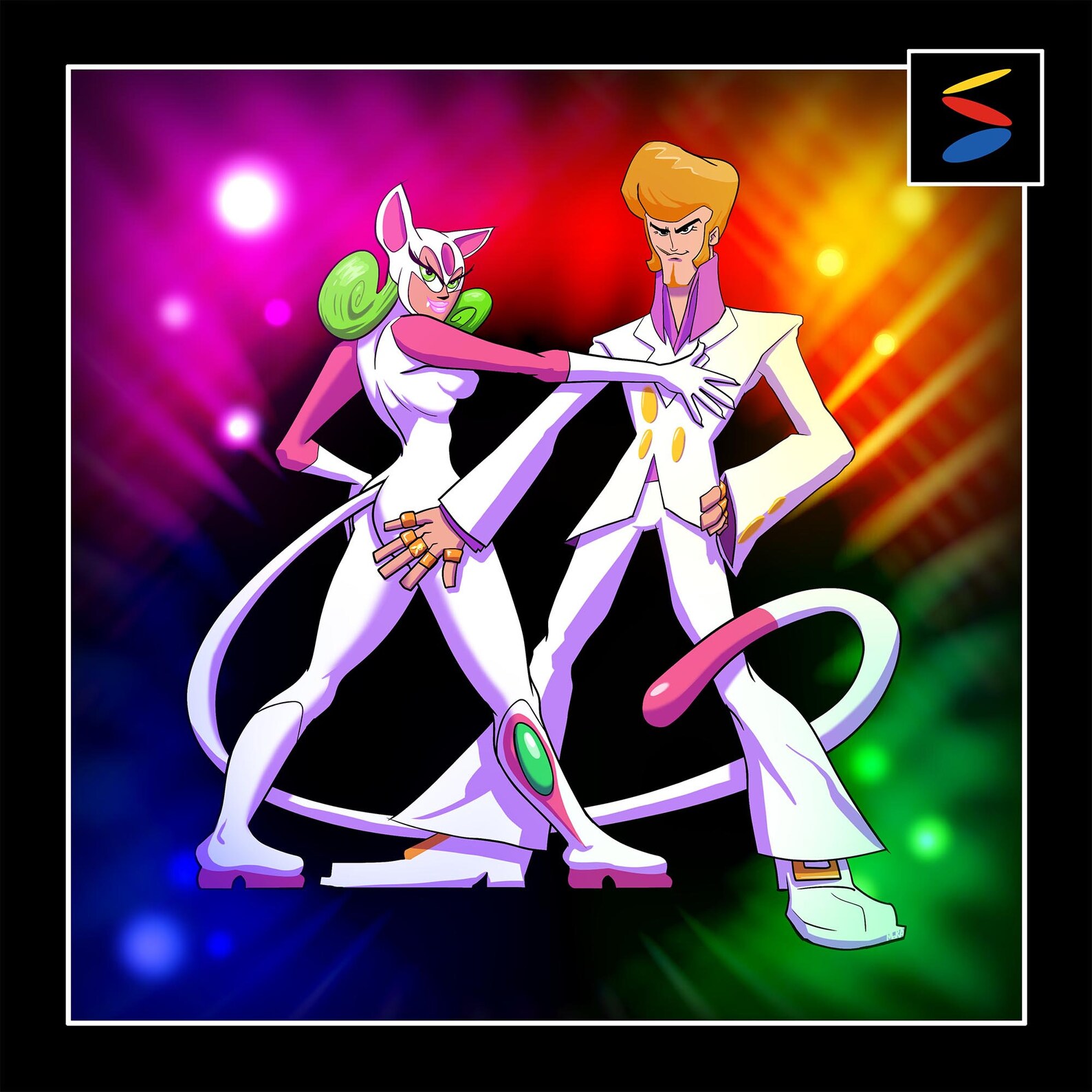 Bust A Groove Artist Edition 12x12 Print Etsy