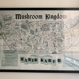 Mushroom Kingdom Gatefold 24”x36” Art Print