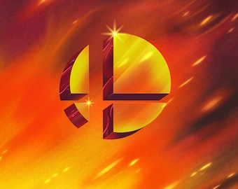Super Smash Red Print